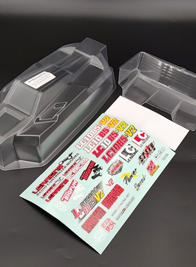 LC RACING 1/10RC车配件10B5 V2越野PC材质透明车壳+尾翼 C7130