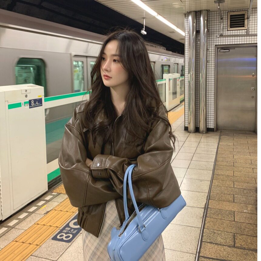 韩国东大门2026秋季新款复古帅气PU皮夹克皮衣百搭外套女开衫女