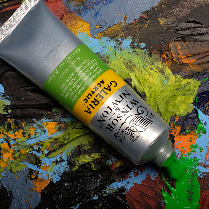 温莎牛顿画廊丙烯颜料专业DIY手绘墙绘画鞋画画石头防水不掉色