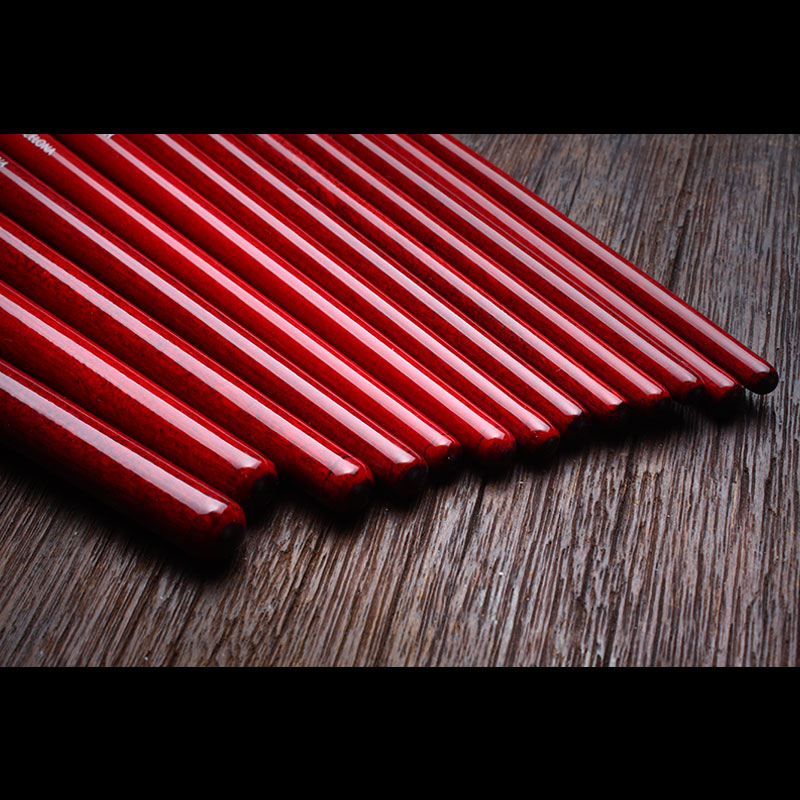 escoda西班牙进口圆尖头长杆油画笔纤维毛丙烯笔高津尼龙毛笔3075