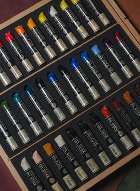 SENNELIER申内利尔油画棒固体油画颜料套装木盒纸盒美术生礼物