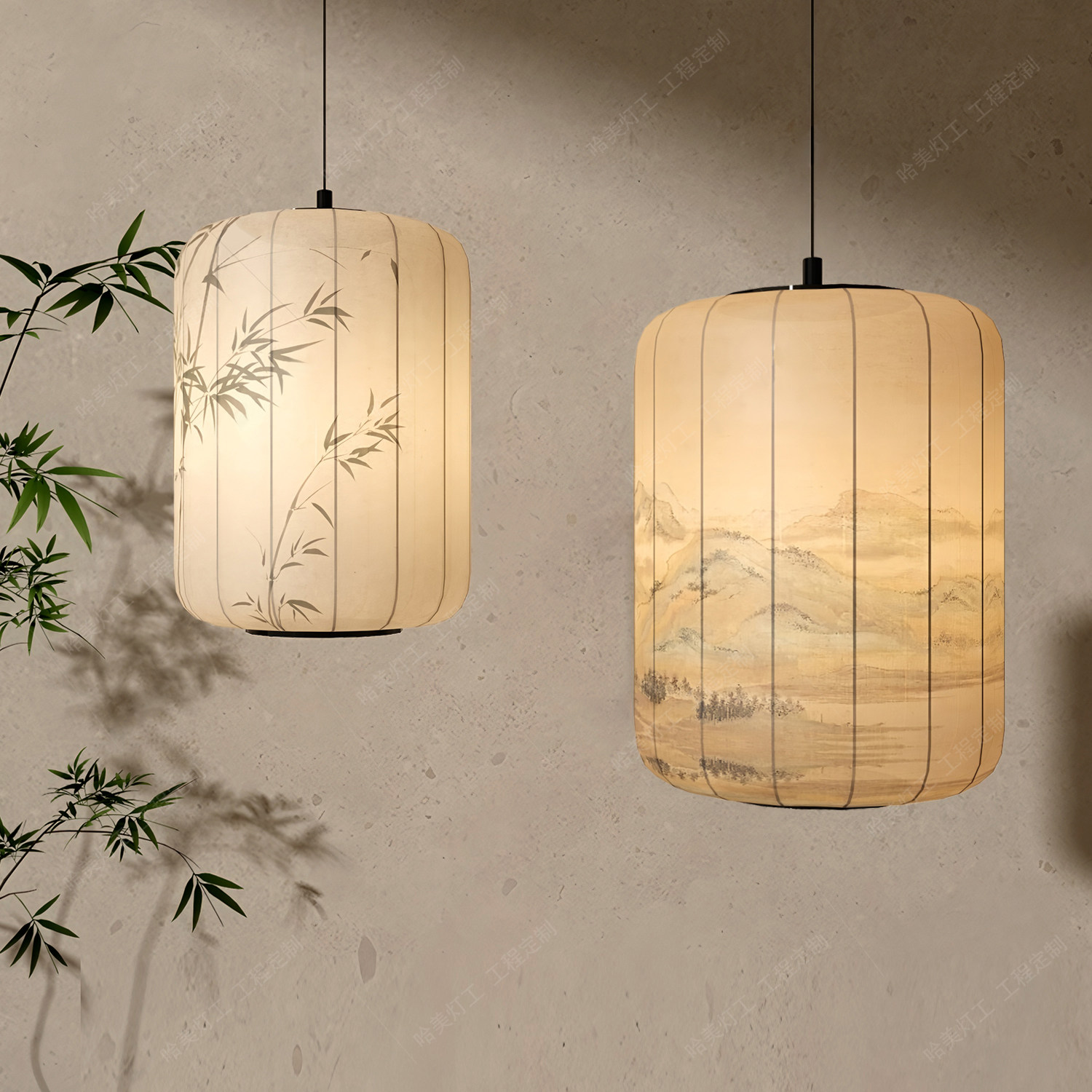 宋式美学吊灯布艺禅意风格民宿艺术装饰灯笼茶室灯氛围感定制灯具,家装灯饰光源,酒店/宴会厅/餐饮吊灯,淘宝优惠券,粉丝福利购,淘宝优惠卷