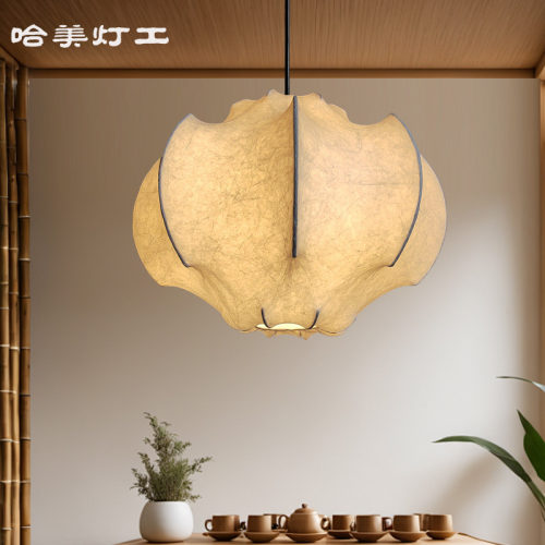 设计师款意大利书房蚕丝吊灯