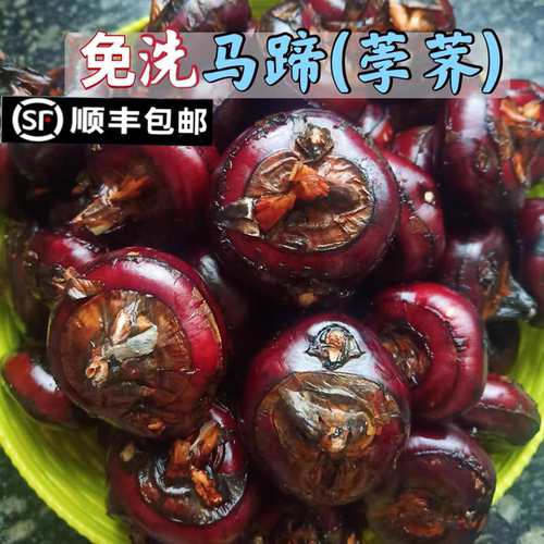 【顺丰包邮】现挖新鲜安徽特大红果大马蹄荸荠地梨地栗火锅料馅