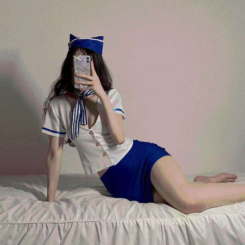 逍遥商城*晴趣私房甜心空姐*大尺码fg南航制服纯欲角色扮演包臀短