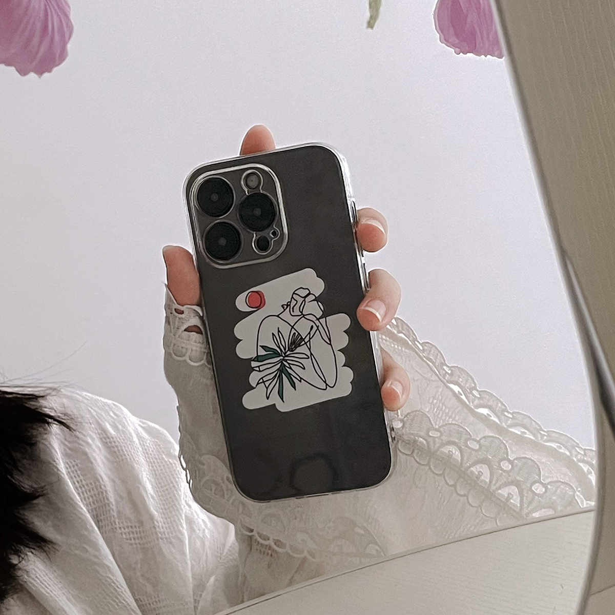 ins欧美冷淡风16iphone13适用15小米14透明civi4pro红米k70至尊nova12华为p40荣耀x50透