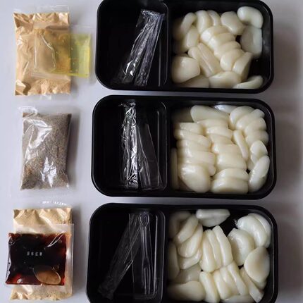 天之饴沾粉麻糍 原味/红糖味/桂花味 点心糕点