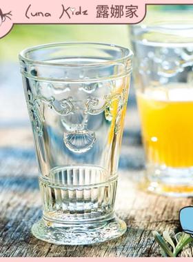 法国原产La Rochère凡尔赛系列透明玻璃杯长饮杯平底酒杯水杯