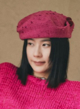 MING 阿黛尔 l 秋冬多巴胺洋气复古法式贝雷帽颜色美到心窝子