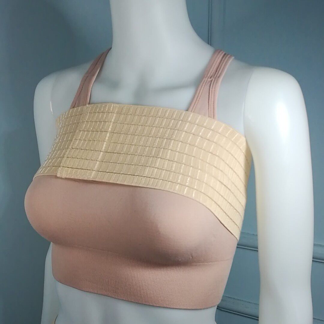 隆胸手术后假体固定丰胸塑形定型束乳带内衣聚拢胸托束胸衣绷带女