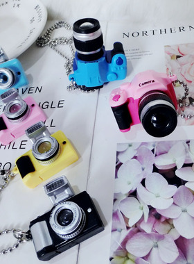 ins嘻哈风复古发光情侣小相机