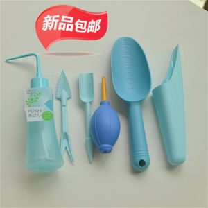 多肉工具套装 铲子铺面勺喷壶镊子气吹小剪刀 种植迷你园艺三件套