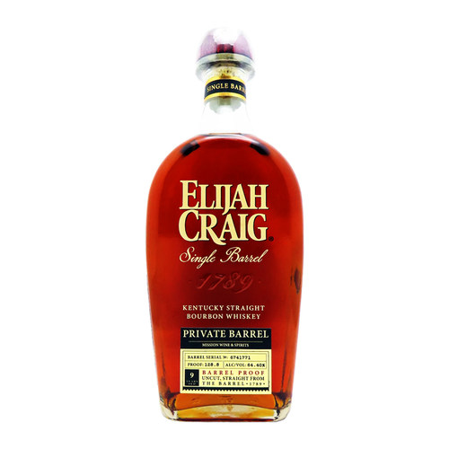 爱利加桶藏9年单桶波本威士忌 Elijah Craig Barrel Proof 61.15%