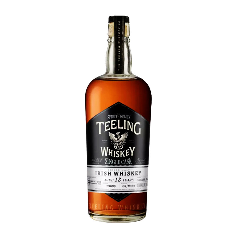 Teeling 13yo 帝霖2008 13年小批量PX雪莉单桶爱尔兰威士忌 57.7%
