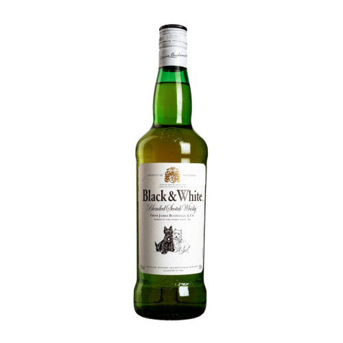 黑白狗调配苏格兰威士忌 Black & White BLENDED SCOTCH WHISKY