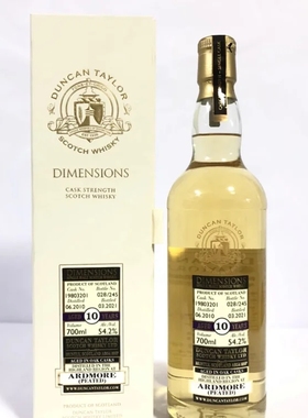 DuncanTaylor Ardmore 10yo 阿德摩尔10年重泥煤单桶纯麦威士忌