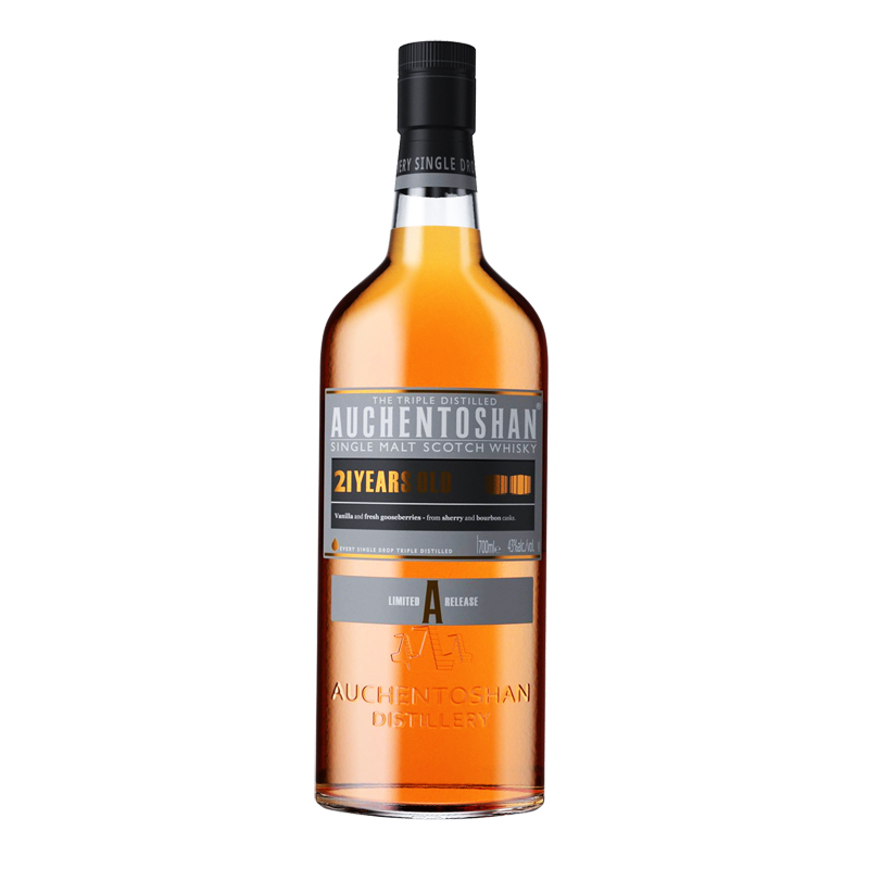 AUCHENTOSHAN 21yo 欧肯特轩 欧肯托轩21年单一麦芽威士忌 43%
