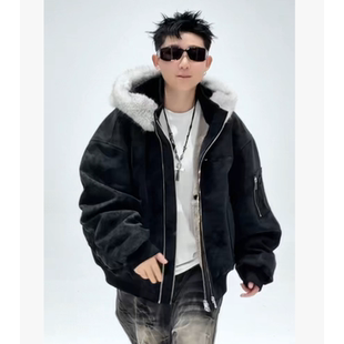 秋冬男女潮牌保暖加绒加厚棉服皮衣外套 507素3 MF25889 506 505