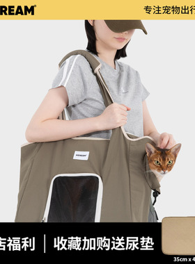 HiDREAM遛宠尼龙单肩猫包外出便携手提包小体狗包轻便宠物出行包
