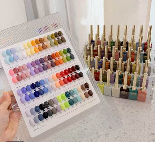 2024年新款60色甲油胶网红流行色高档美甲开店专用植物套装一整套