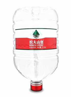 武汉送水到家 农夫山泉饮用水12.9L家庭煮饭泡茶煲汤桶装矿泉水