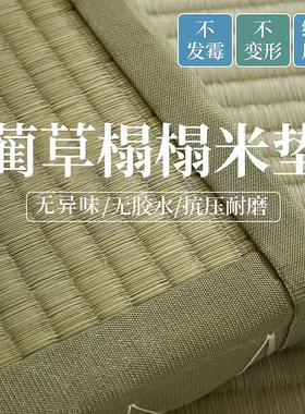 蔺草榻榻米垫椰棕定制尺寸