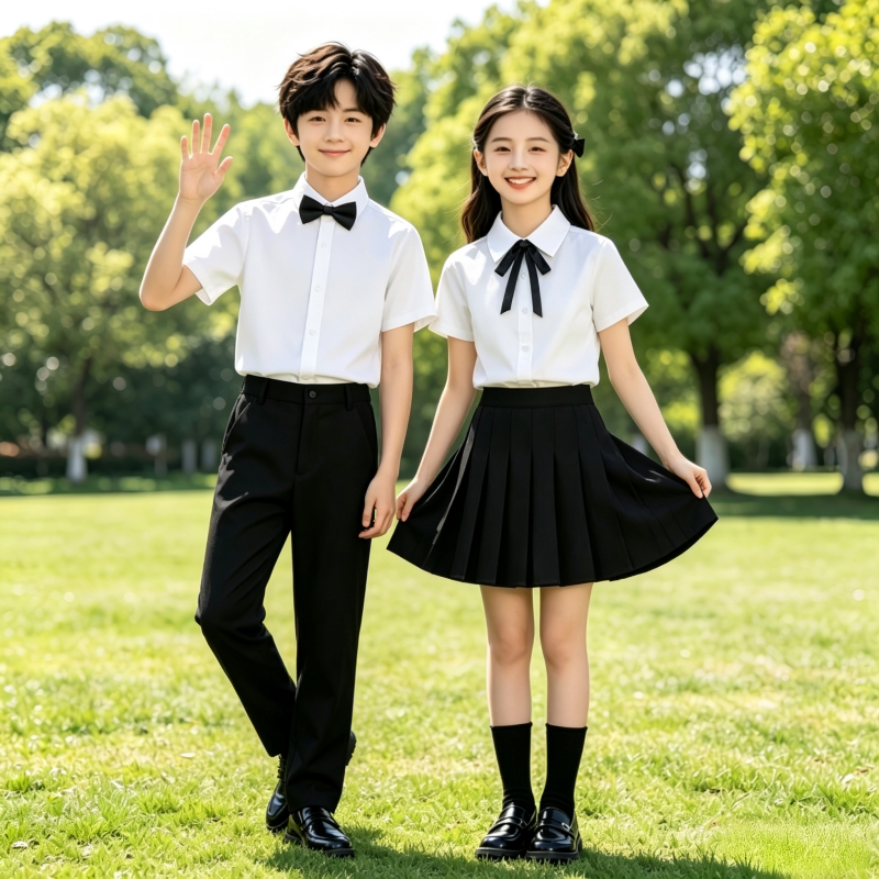 春秋男女童合唱朗诵演出服