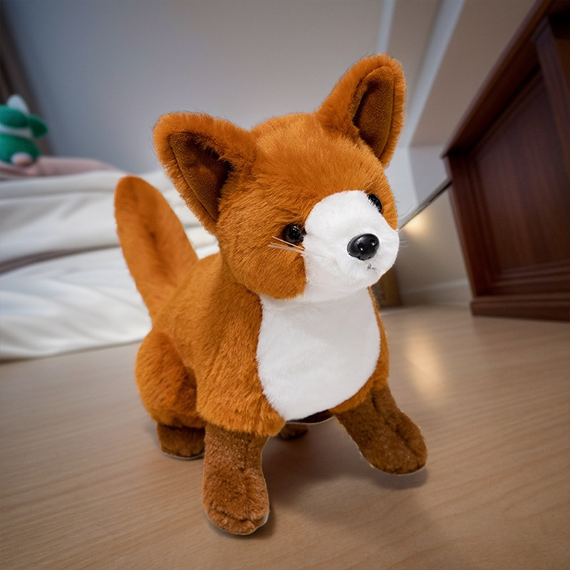 小狐狸公仔毛绒玩具儿童睡觉抱枕白狐玩偶布偶娃娃生日礼物男女生
