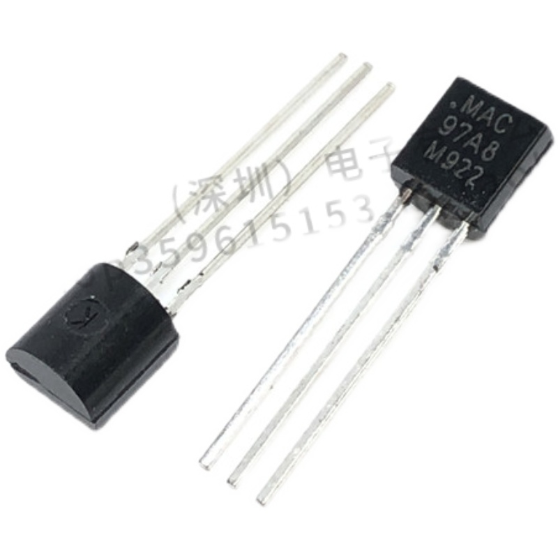 全新MAC97A8 双向可控硅 直插三极管1A/600V TO-92 一站式BOM配单