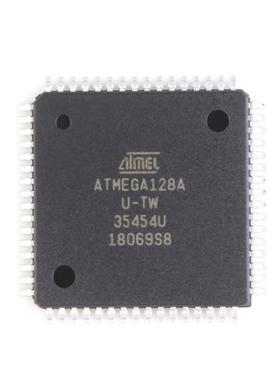 进口贴片 ATMEGA128A-AU 芯片 微控制器 8位 AVR TQFP-64 单片机