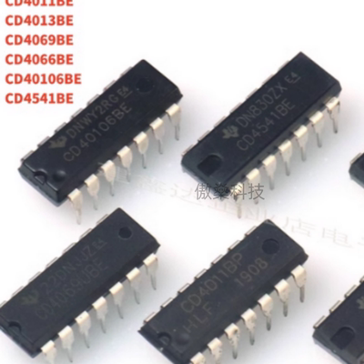 全新CD4011BE DIP14直插 四2输入与非门 逻辑芯片 一站式配单