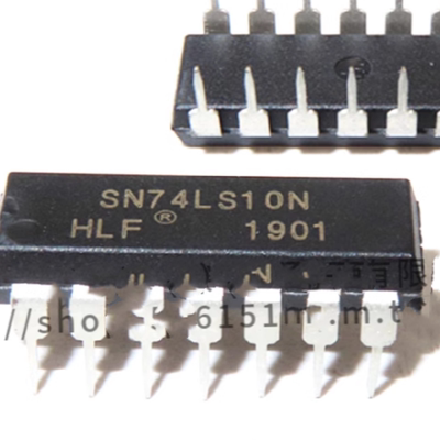 HLF全新 SN74LS10N 74LS10 直插DIP14 三路3输入正与非门逻辑芯片