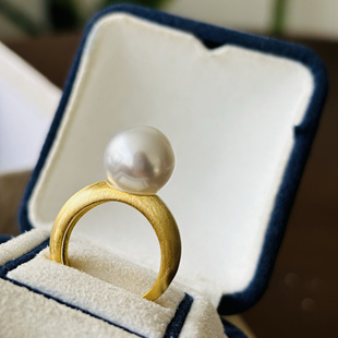 国内精工S925纯银素戒拉丝大版戒指空托配件可配11-14mm