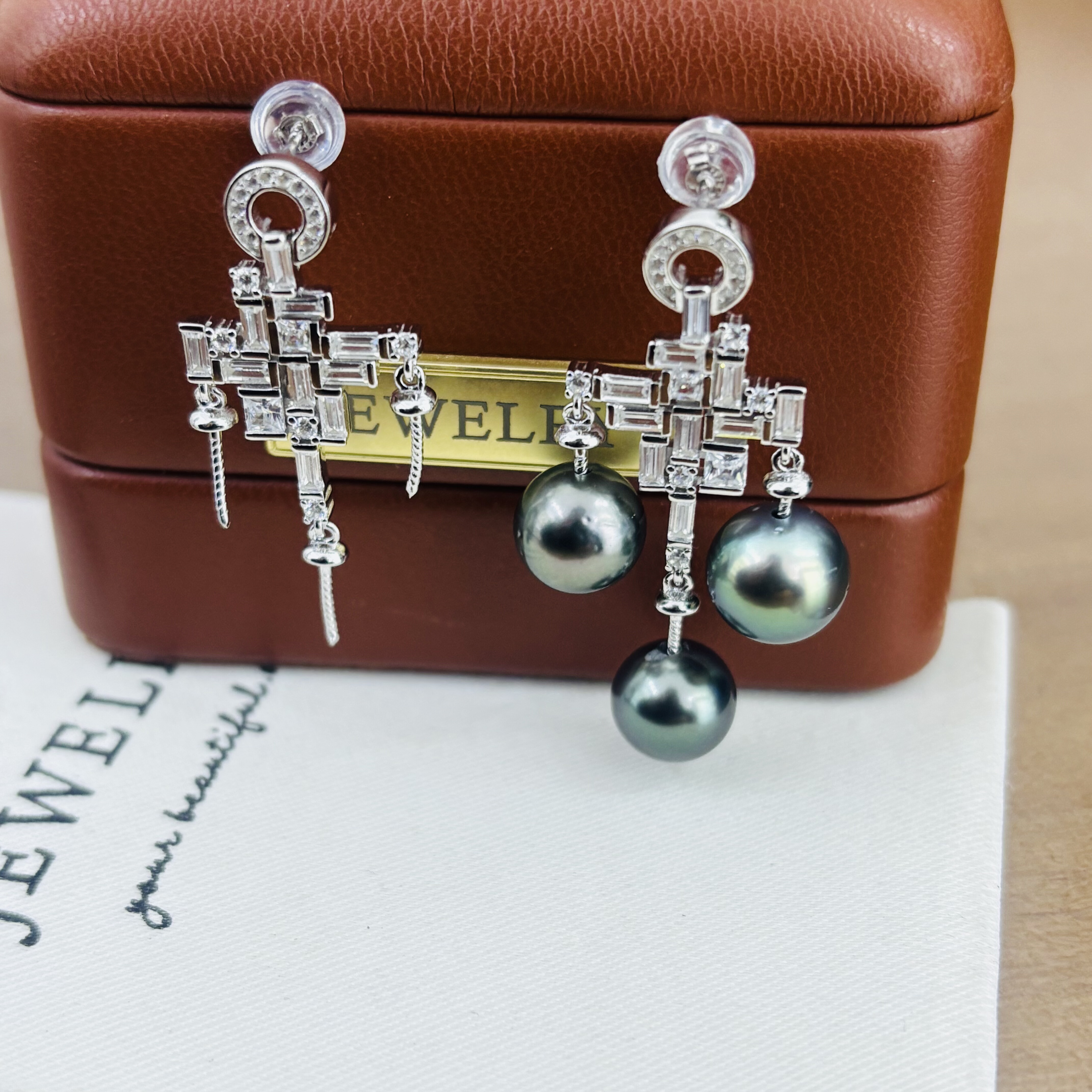 diy纯银S925配件精工三珠耳钉配件可配7-8-9mm珍珠大气耳钉,珠宝/钻石/翡翠,耳饰,淘宝优惠券,粉丝福利购,淘宝优惠卷