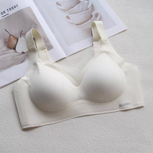 蚕丝罩罩贝丝美615大胸显小超薄无痕内衣收副乳薄款花瓣杯文胸616