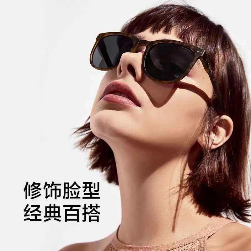 蕉下可折叠新款潮防晒大圆脸墨镜