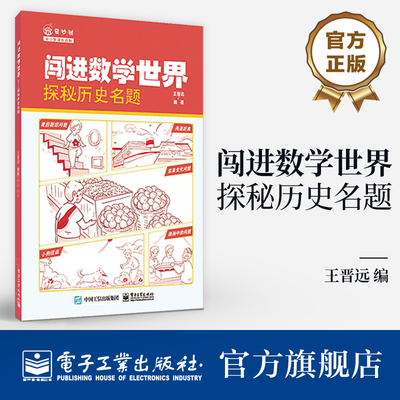 【自营旗舰店】闯进数学世界探秘历史名题 数学名题中蕴含的数学思想 引导学生自主深度参与数学名题探究 趣味数学科普书籍 王晋远