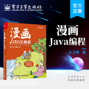 漫画Java编程 孙卫琴 函数式 Java语言相关知识 杜聚宾 编程类对象异常文件操作集合图形用户界面网络通信多线程书籍 官方旗舰店