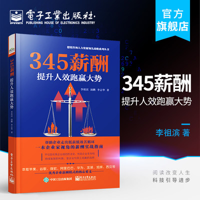 官方旗舰店 345薪酬 提升人效跑赢大势  管理咨询实践经验 薪酬管理模式书 选人机制规范薪酬体系 HR人力资源管理实操操作实务书籍