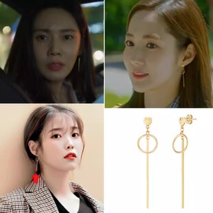韩剧绿妈妈俱乐部 秋瓷炫 朴敏英 李知恩iu同款耳环 正品韩国代购