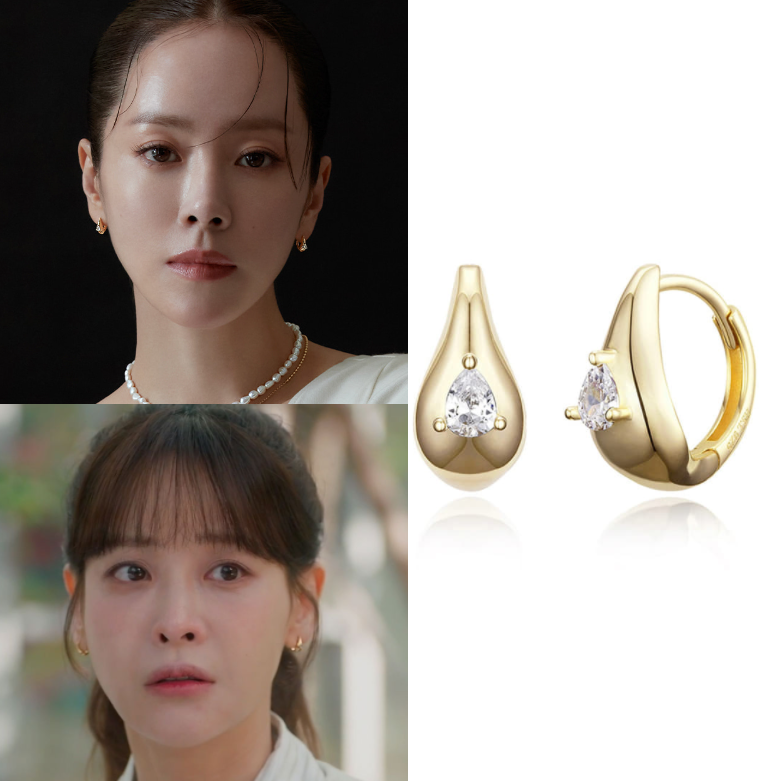 直邮~韩国代购HAESOO.L正品 吴涟序 韩志旼同款925银镶钻耳环耳饰