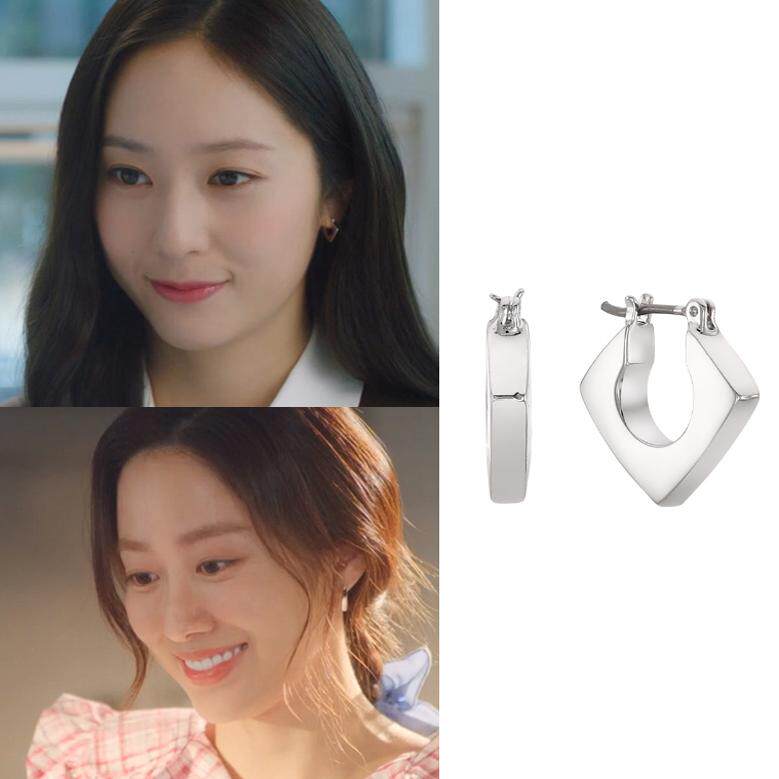 韩剧疯狂爱情 郑秀晶 全慧彬同款 韩国正品代购 百搭耳环 耳饰女