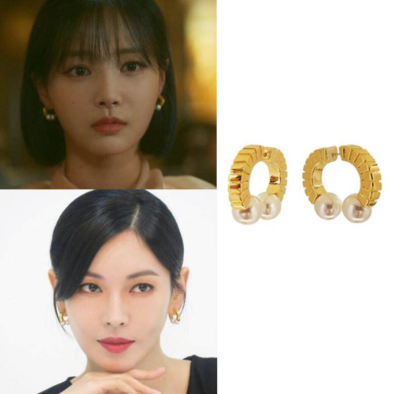 韩国blackmuse时尚珍珠耳环