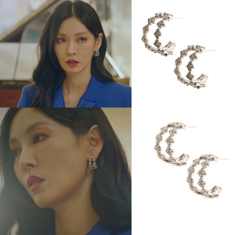 韩剧顶楼 金素妍同款 韩国代购 jewelCOUNTY正品 百搭耳环 耳钉