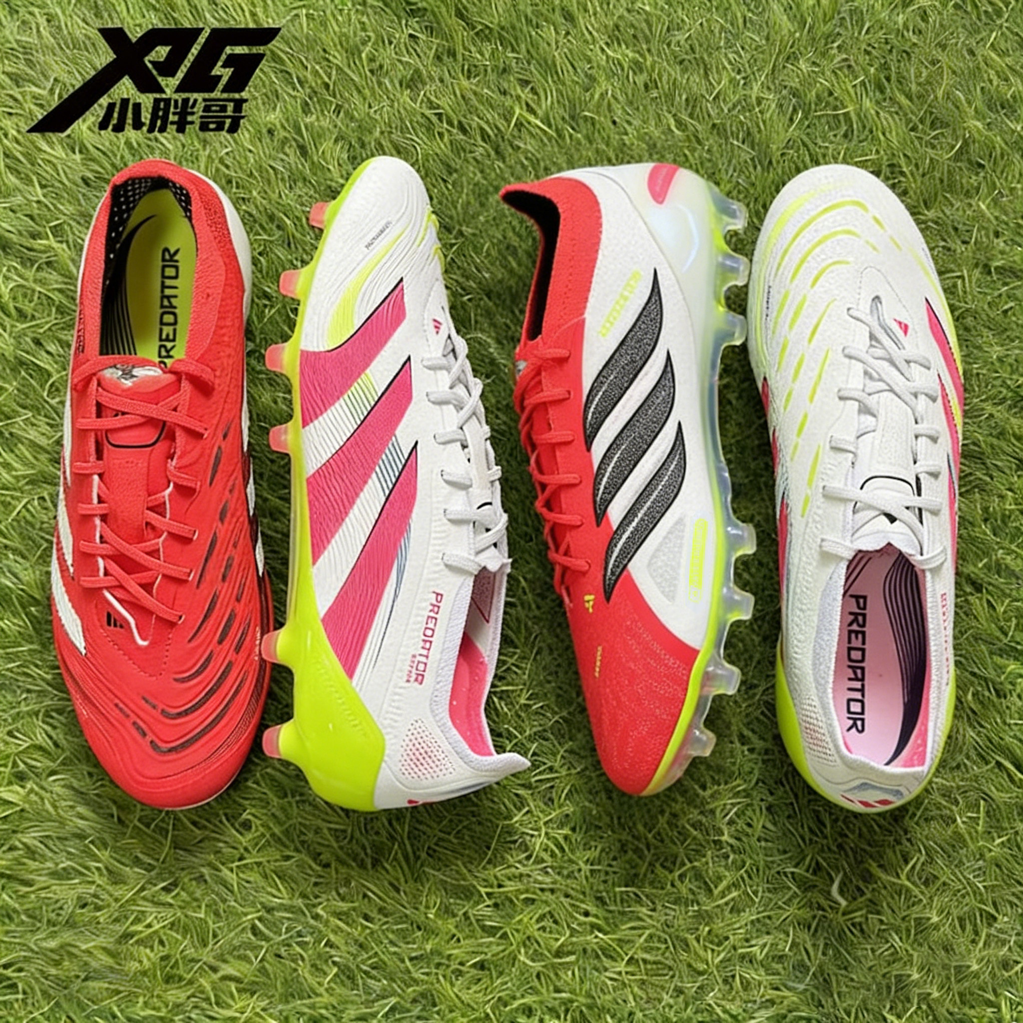 小胖哥XPG阿迪达斯猎鹰26高端国际版AG短钉人草比赛训练足球鞋男