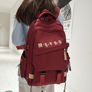 书包新款 大容量女生双肩包男高中生女轻便旅行初中生男生电脑背包