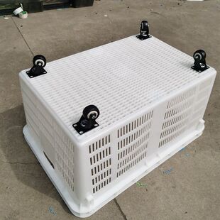 带轮子的塑料框幼儿园户外玩具收纳筐玩具框器械收纳服装厂专用框