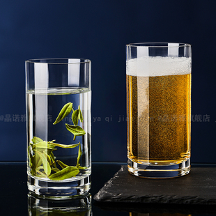 简约耐高温玻璃杯泡茶杯专用龙井绿茶杯办公室家用水杯果汁饮料杯