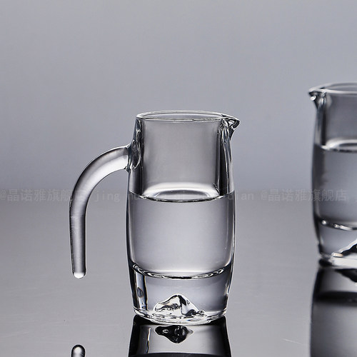 白酒杯家用套装分酒器商用醒酒器玻璃小酒杯一口杯小分酒壶100ml