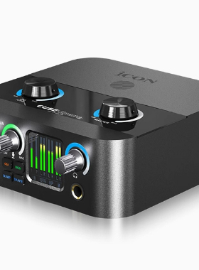 icon艾肯声卡款2nanoS/4nanoS第六代声卡录音直播唱歌麦克风套装